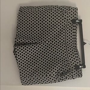 INC International Concepts Black and White High Waist Shorts